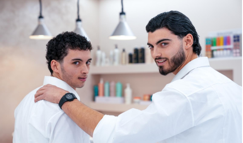 I fondatori del salone Fratelli Capoccia