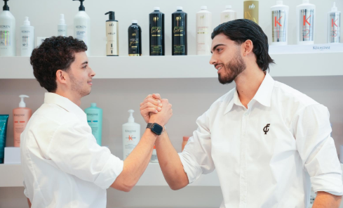 I fondatori del salone Fratelli Capoccia